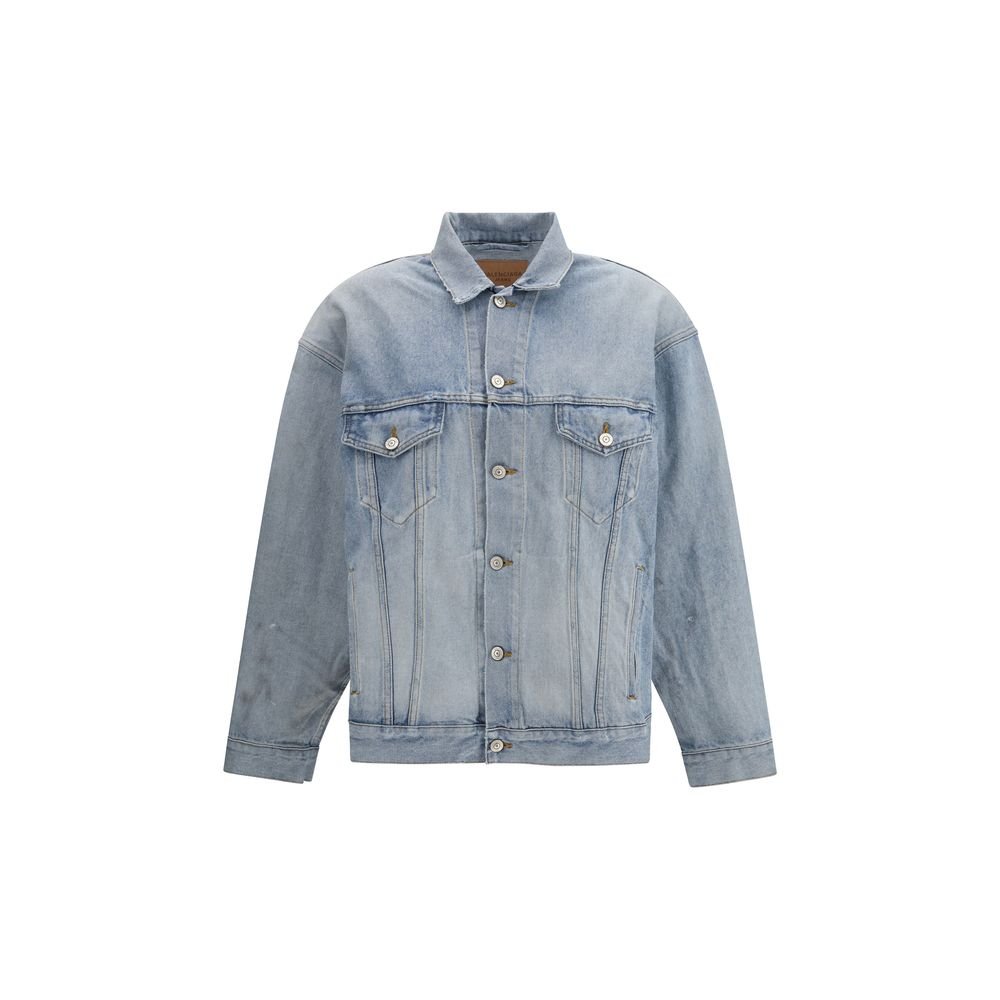 10247163-2.jpeg Balenciaga Blue Cotton Denim Jacket - Image 1