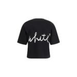 Off-White Black Cotton T-Shirt - Image 2