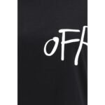 Off-White Black Cotton T-Shirt - Image 3