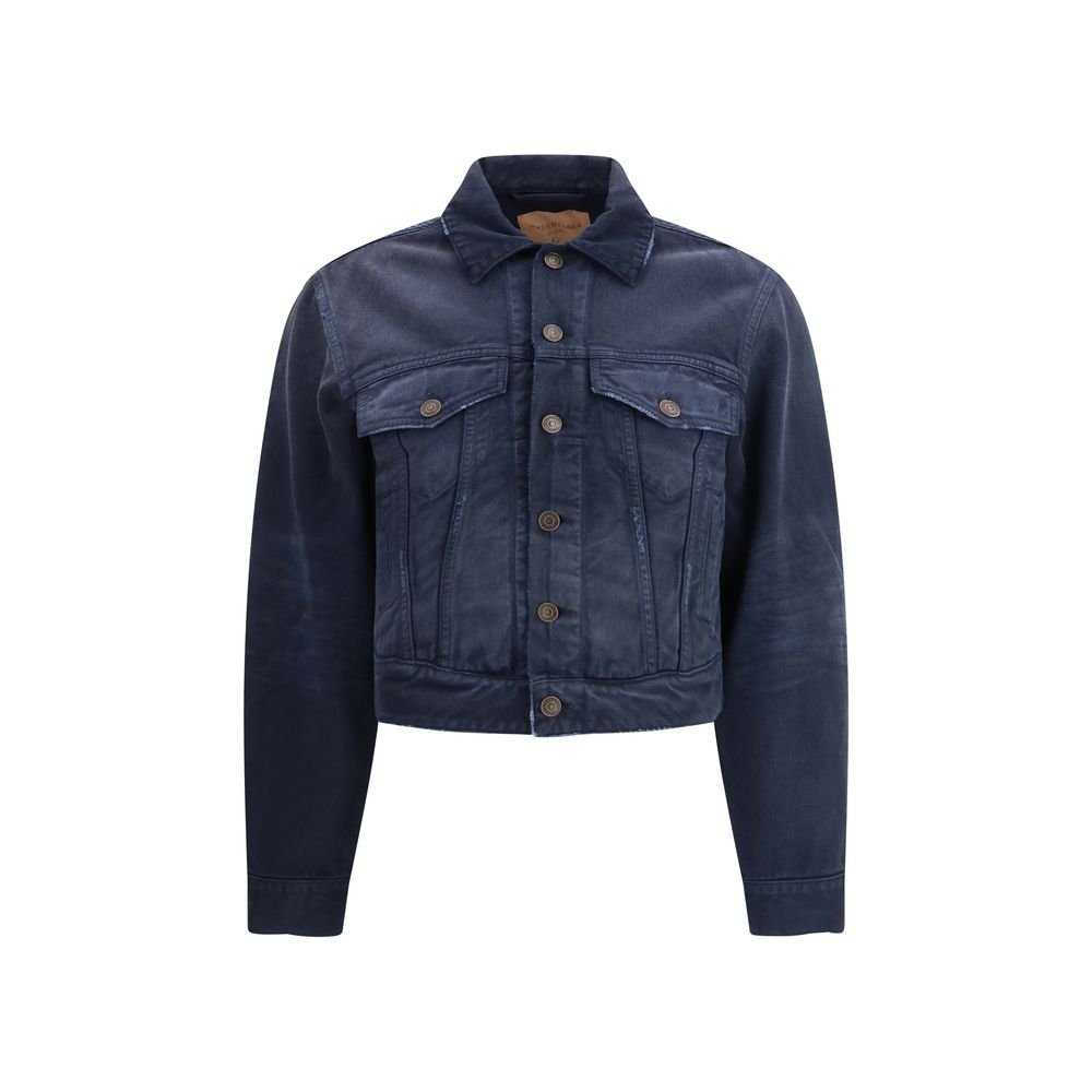 10248663-3.jpeg Balenciaga Blue Cotton Denim Jacket - Image 1