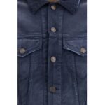 Balenciaga Blue Cotton Denim Jacket - Image 3