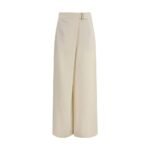 Brunello Cucinelli Beige Viscose Casual Pants