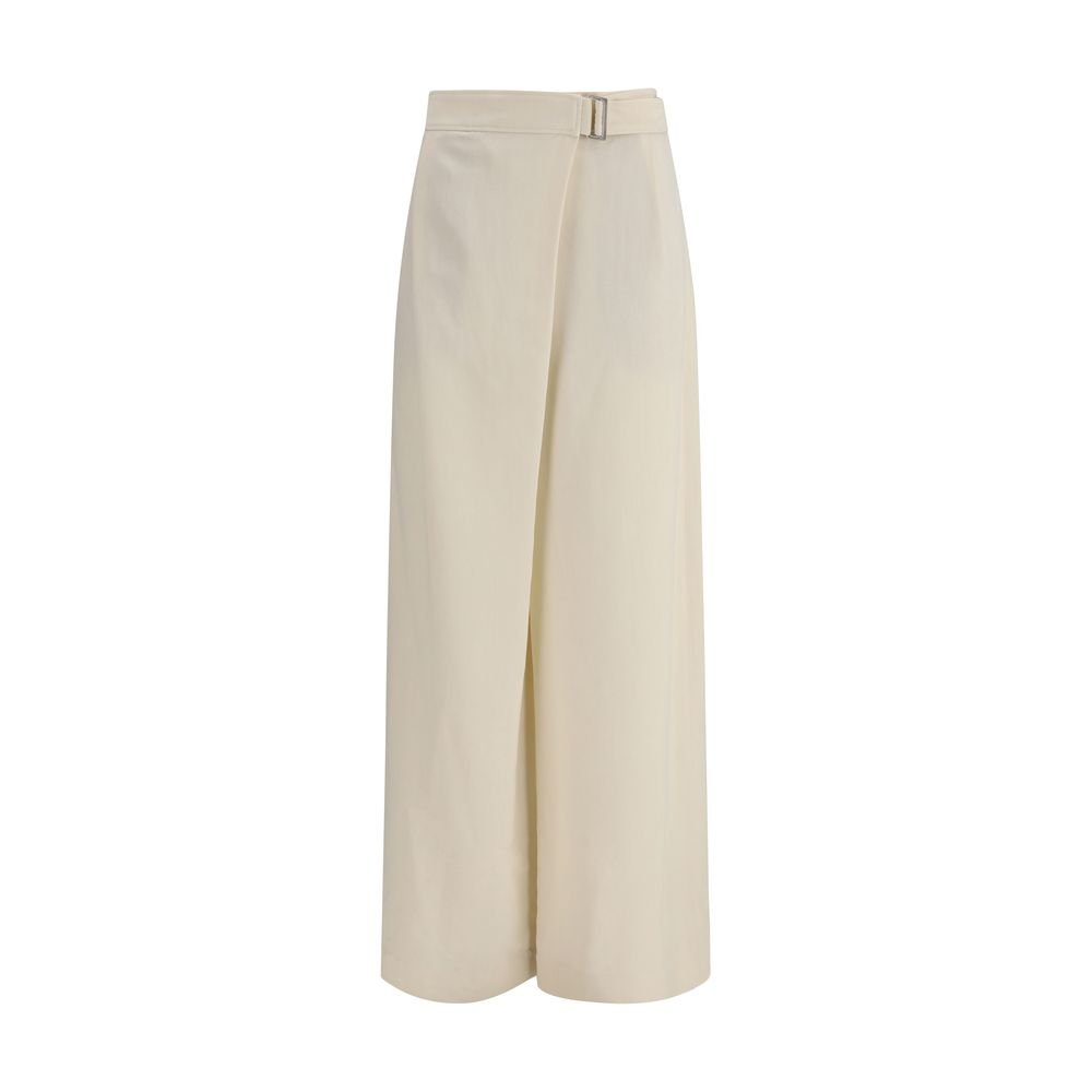 10248709-3.jpeg Brunello Cucinelli Beige Viscose Casual Pants - Image 1