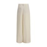 Brunello Cucinelli Beige Viscose Casual Pants - Image 2