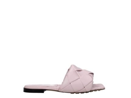 Bottega Veneta Multicolor Calfskin Flat Sandals