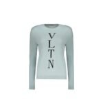 Valentino Blue Angora Sweatshirt