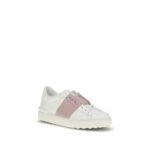 Valentino Garavani White Calf Leather Bos Taurus Sneakers - Image 2