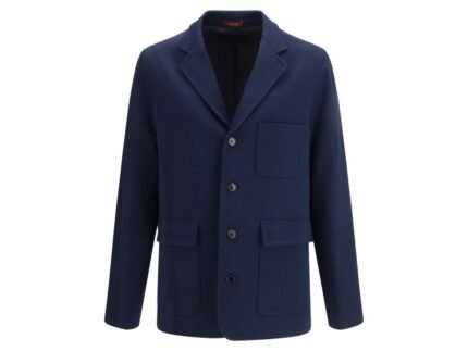 Gucci Blue Cotton Coat
