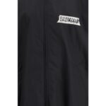 Balenciaga Black Cotton Shell Jacket - Image 3