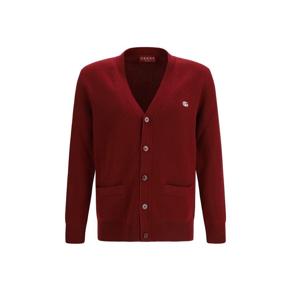 10273361-1.jpeg Gucci Bordeaux Wool Cardigan - Image 1