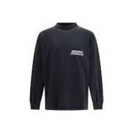 Balenciaga Black Cotton Sweatshirt