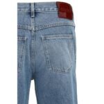 Gucci Blue Cotton Slim Fit Jeans - Image 3
