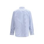 Gucci Blue Cotton Pattern Shirt - Image 2
