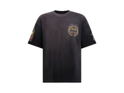 Amiri Gray Cotton T-Shirt