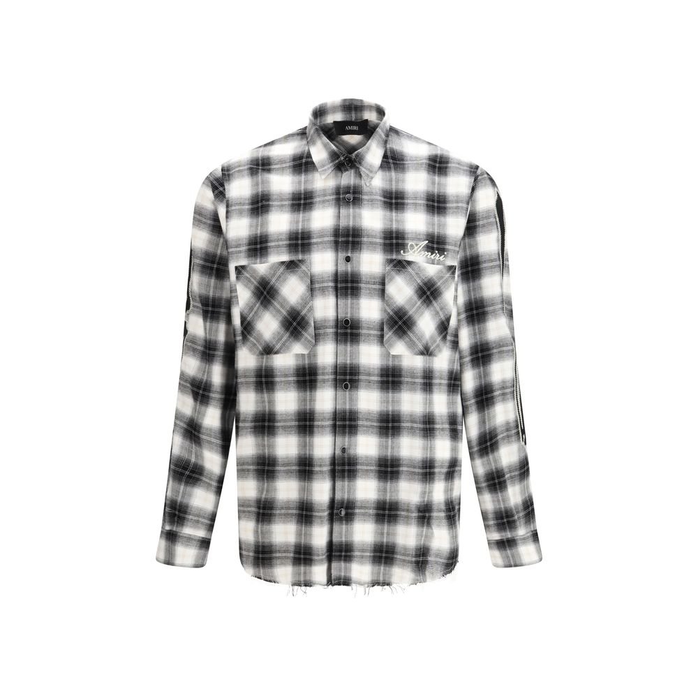 10273480.jpeg Amiri Black Cotton Pattern Shirt - Image 1