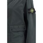 Stone Island Gray Polyester Coat - Image 3