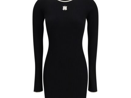 Amiri Black Viscose Casual Dress
