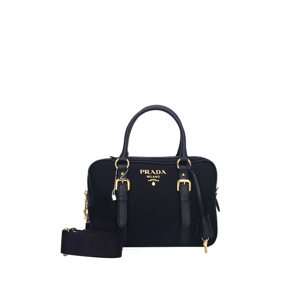 10280560.jpeg Prada Black Nylon Handbag - Image 1