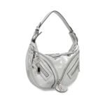Versace Silver Lamb Leather Shoulder Bag - Image 2