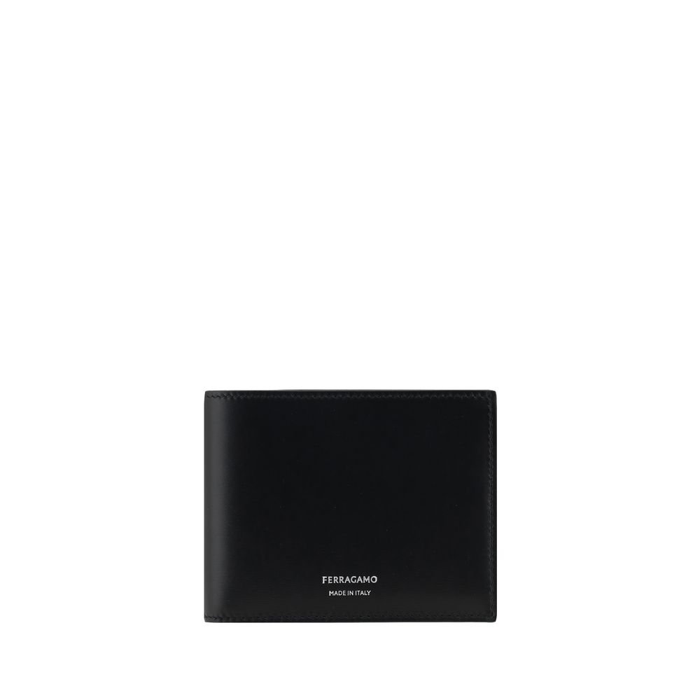 10288169.jpeg Ferragamo Black Calf Leather Bos Taurus Wallet - Image 1