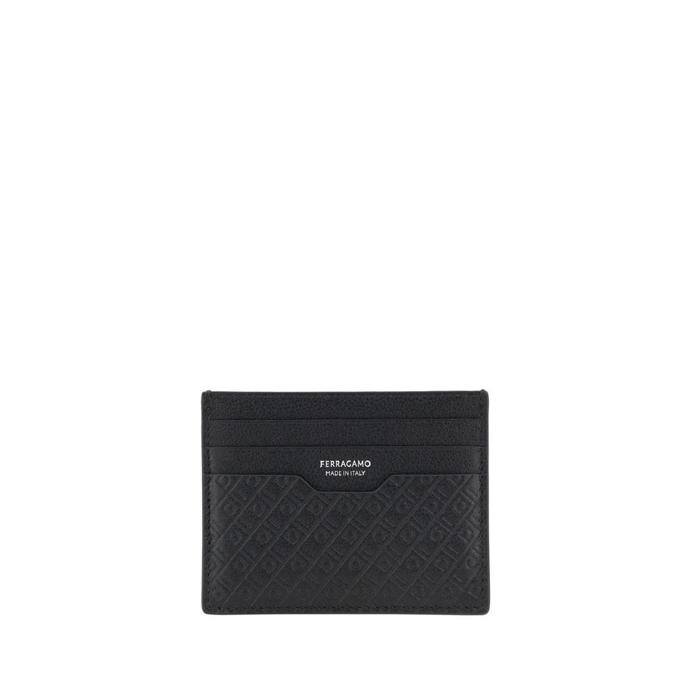 10288173.jpeg Ferragamo Black Calf Leather Bos Taurus Wallet - Image 1
