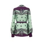 Gucci Green Silk Pattern Shirt - Image 2
