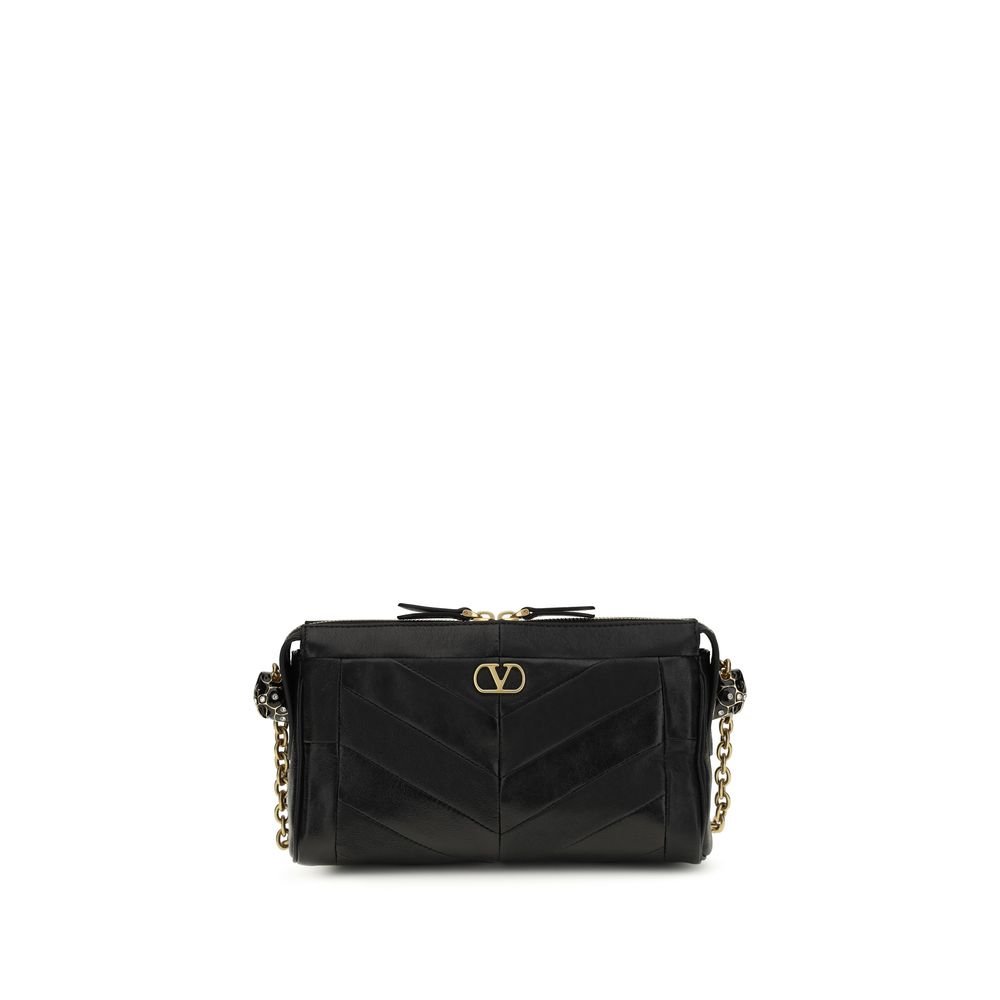 10289963.jpeg Valentino Garavani Black Lamb Ovis Aries Aries Shoulder Bag - Image 1