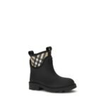 Burberry Black Rubber Ankle Boots - Image 2