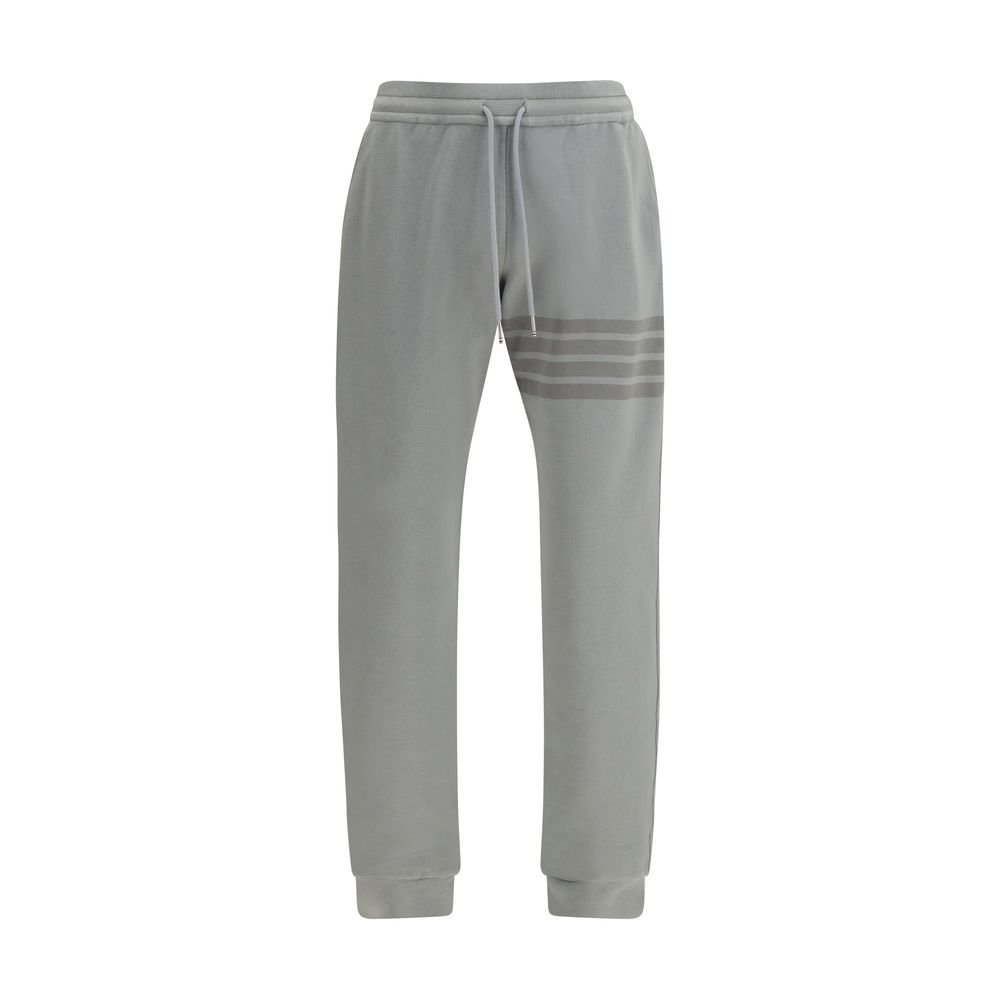 10293452.jpeg Thom Browne Gray Cotton Joggers (Workout Pants) - Image 1