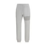 Thom Browne White Cotton Joggers (Workout Pants)
