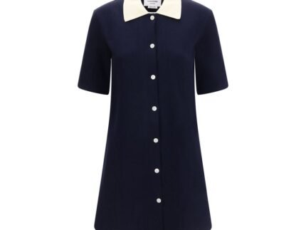 Thom Browne Blue Cotton Casual Dress