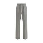 Rick Owens Gray Viscose Casual Pants