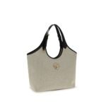 Versace Beige Cotton Shoulder Bag - Image 2