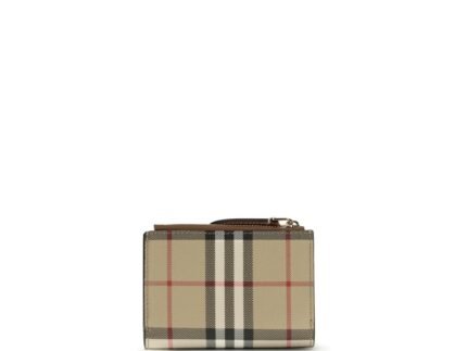 Portofel Burberry Bej Cu Imprimeu Check