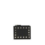 Valentino Garavani Black Calf Leather Bos Taurus Wallet