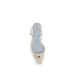 Valentino Garavani Beige Calf Leather Bos Taurus Flat Sandals - Image 4