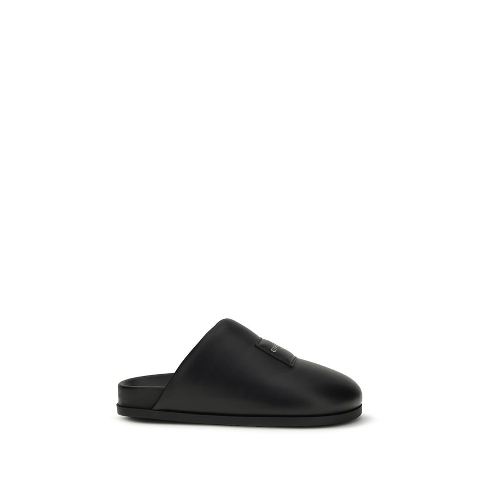 10314550.jpeg Givenchy Black Calf Leather Bos Taurus Mules - Image 1