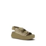 Chloé Beige Calf Leather Bos Taurus Platform Sandals - Image 2