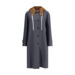Miu Miu Gray Mohair Coat
