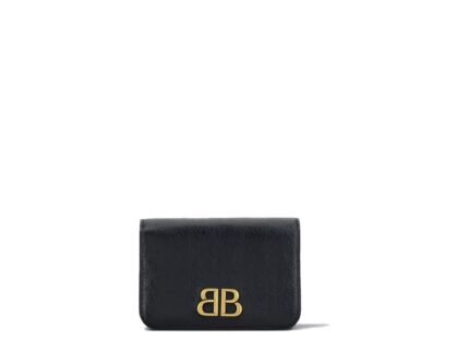 Balenciaga Black Lamb Leather Cardholder