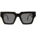 Ochelari de Soare Versace Negri din Acetat - imagine 2