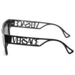 Ochelari de Soare Versace Negri din Acetat - imagine 3
