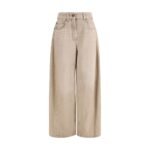 Brunello Cucinelli Beige Cotton Jeans Denim