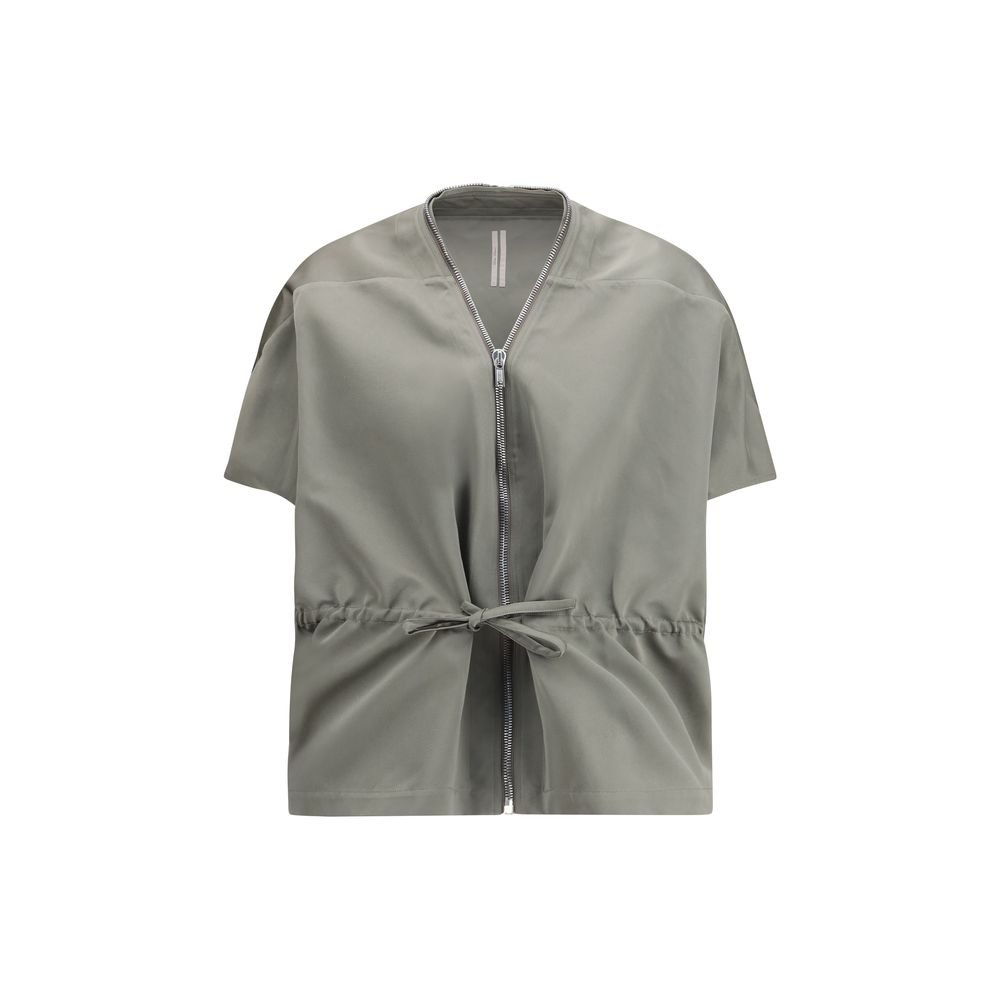 10341968-1.jpeg Rick Owens Bicolor Polyester Sleveless Jacket - Image 1