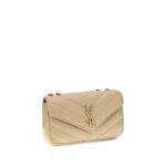 Saint Laurent Beige Lamb Ovis Aries Aries Shoulder Bag - Image 2