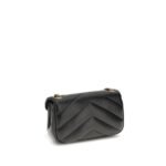 Saint Laurent Black Lamb Ovis Aries Aries Shoulder Bag - Image 3