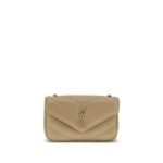 Saint Laurent Beige Lamb Ovis Aries Aries Shoulder Bag
