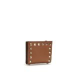 Valentino Garavani Brown Lamb Ovis Aries Aries Wallet - Image 2