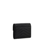 Portofel Saint Laurent Negru din Piele - imagine 2