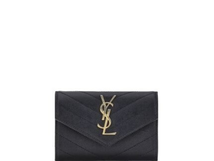 Portofel Saint Laurent leather Negru din Piele